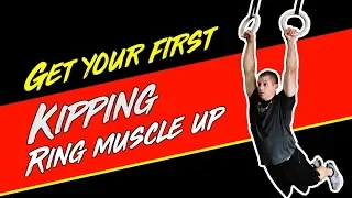 How To Get Your FIRST Kipping Ring Muscle Up For CrossFit | WODprep ✨