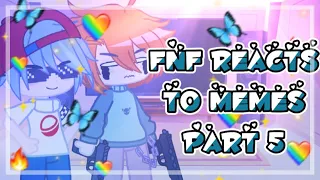 {Friday Night Funkin’} ♥️Fnf Reacts To Memes Part 5🖤//Gacha Club