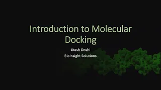 Introduction To Molecular Docking