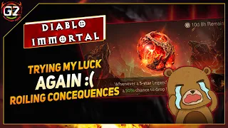 Crest Run For ROILING CONSEQUENCES Again | Diablo Immortal