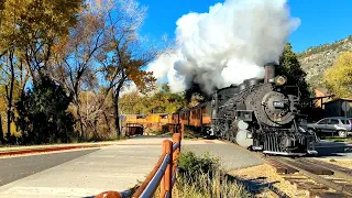 Durango and Silverton Narrow Gauge Railroad 2022 - 480 K-36 Last Couple Runs of the Season! 4K-60