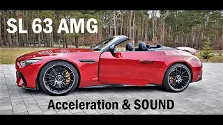 2023 Mercedes SL 63 AMG review Acceleration & Sound Test [ENG/PL]