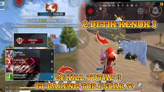 FAST TOURNAMEN BARENG TOP GLOBAL 1 SCAR !!! LANGSUNG PANEN KILL 24 KILL 1 MATCH