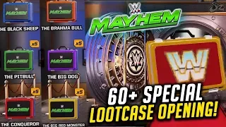 WWE Mayhem | 60 LOOTCASES OPENED! THE BIG DOG, THE PITBULL, THE BRAHMA BULL, THE CONQUEROR & MORE!
