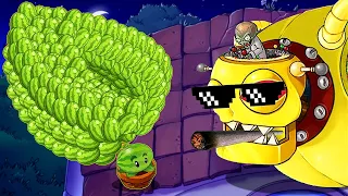 Supper Melon-pult has infinite power VS Golden Dr. Zomboss | Plants vs Zombies Crumbs mode