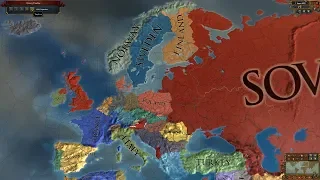 Europa Universalis 4 AI Timelapse - The Latest of the Longest + CCC Mods 1945-6000