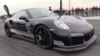 950HP Tuned 9FF Porsche 911 Turbo S - 0-293 KM/H LAUNCH CONTROSL!