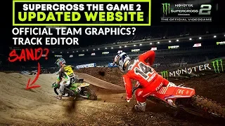 Supercross The Game 2 - Updated Website - Track Editor & Customization