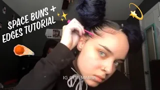 Space buns tutorial 💞