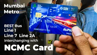 Using NCMC Cards in Mumbai Metro Interchange | Mumbai Metro New Extension 2023