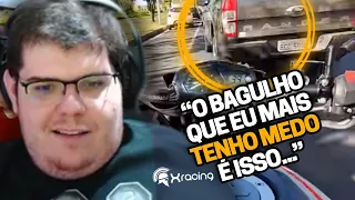 CASIMIRO REAGE A SUSTOS DE MOTO (EP. 106) - XRACING | Cortes do Casimito