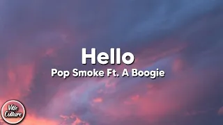 Pop Smoke - Hello ft. A Boogie Wit da Hoodie (Lyrics)