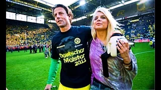 Roman Weidenfeller and ex-wife Lisa Rossenbach