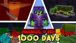 I Survived 1,000 Days In Hardcore Minecraft (FULL MOVIE)