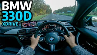 BMW 3 SERIES F30 330D XDRIVE 3.0 TURBO M SPORT - POV TEST DRIVE & REVIEW (UK)