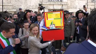 Ascoli Piceno, premier Meloni al 71° Raduno Bersaglieri