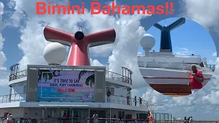 Cruising from Port Canaveral Florida to Bimini Bahamas