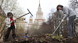 Миллионы москвичей вышли привести город в порядок на общегородском субботнике