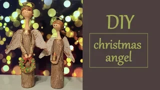 Ангелочек своими руками за 1 $ !!! Мастер класс // DIY Christmas angel fo 1 $ !!!
