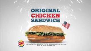 Burger King - Original Chicken Sandwich 4th of July