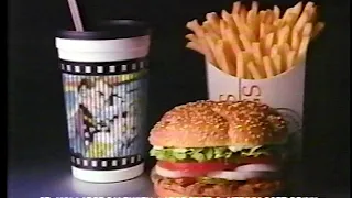 Burger King Last Action Hero Drinking Cup Movie Tie-In Ad #2 (1993)