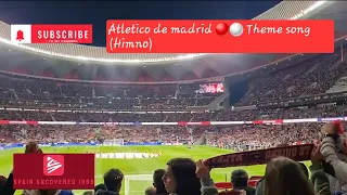 Atletico de madrid 🔴⚪️ Theme song (Himno) atletico de madrid vs villarreal AMAZING 👏