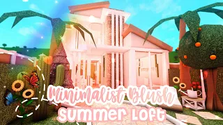 Summer Minimalist Blush Loft Speedbuild and Tour - iTapixca Builds