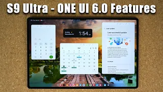 Samsung Galaxy Tab S9 Ultra ONE UI 6.0 Update - TOP 10 New FEATURES!