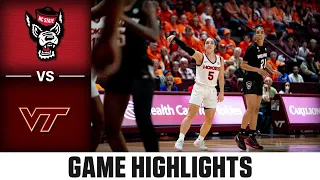 NC State vs. Virginia Tech Women's Basketball Highlights (2022-23)