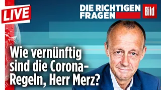 🔴 Friedrich Merz LIVE zur Corona- und Flüchtlingspolitik | Die richtigen Fragen