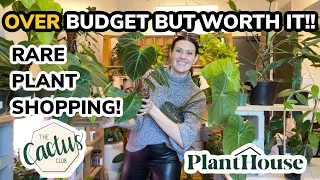 OVER Budget But Worth It! Rare Plant Shopping & Plant Haul - Rare Plants At Cactus Club & PlantHouse