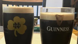 16oz vs 20oz Guinness glass comparison