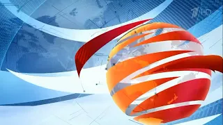 Часы и начало новостей в 6:00 (Первый канал, 13.08.2023)