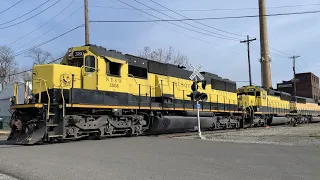 NYSW SU-99 Departs MC Yard, and Switching jobs at the Yard