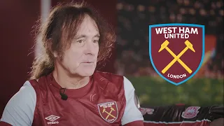 Iron Maiden - Steve Harris discusses his love for West Ham United (15/08/2023)