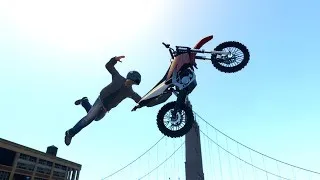 FMX IV - Motorcycle freestyle tricks on GTA IV