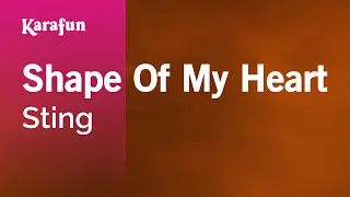 Shape of My Heart - Sting | Karaoke Version | KaraFun