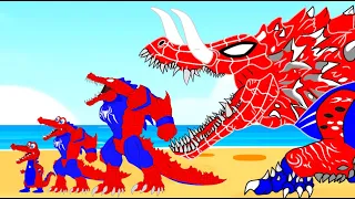 EVOLUTION of CROCOZILLA SPIDERMAN : Monsters Ranked From Weakest To Strongest