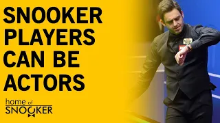 Snooker players can be actors too!