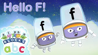 @officialalphablocks - Say Hello to F! | Meet the Alphabet | Learn to Spell