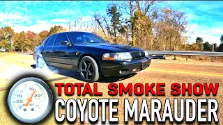 COYOTE SWAPPED, Mercury Marauder hits 15LBS of boost *TOTAL SMOKE SHOW