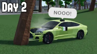 Last to Crash Their Car Wins 1000 Robux | Car Crushers 2