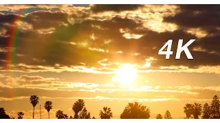 [4K] Coastal City Sunrise Rainbow 20 Min Nature Relaxation Video - San Diego River