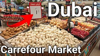 Prices in Dubai Hypermarket Carrefour Full Review 4K🇦🇪 | Dubai Carrefour Supermarket Walking Tour