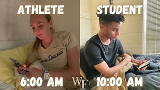 Day In The Life: D1 Athlete VS Student | Wake Forest University