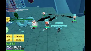 Toxic teamers get karma in Blox Fruits