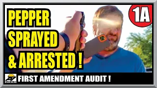 TOUGH GUY IDIOT MADE A HUGE MISTAKE !! Tucson Arizona - First Amendment Audit - Amagansett Press