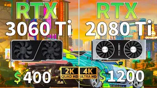 RTX 3060 Ti vs RTX 2080 Ti - 1440p & 4K 8 Games Test