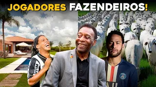 Conheça as FAZENDAS dos JOGADORES DE FUTEBOL - Pelé, Neymar, Ronaldinho!