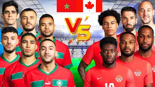 Morocco 2023 🆚 Canada 2023 Bounou, Ziyech, Hakimi, Davies